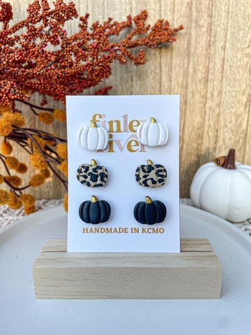Fall Leopard Earring Set