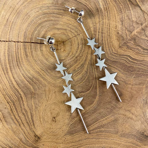 Post 4 Star Earring